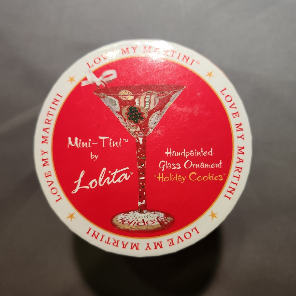 Lolita Mini-Tini Holiday Christmas Martini Glass Ornament - Multicolor - Picture 10 of 10